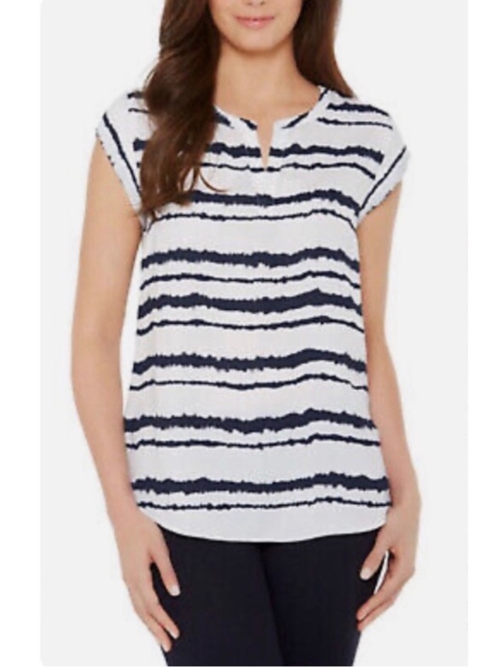 Hilary Radley V-Neck Swing Top
